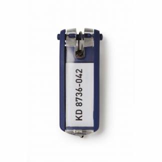 N&oslash;gleskilte, Durable KEY CLIP 25x65, bl&aring;
