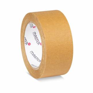 Pakketape, Master'in Performance, 48 mm x 50.00 m, 999 &micro;m, kernediameter: 76 mm Rulle, tr&aelig;fibre, Solvent, brun kasse a 36 ruller, palle a 1944 ruller