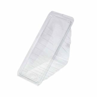 Plastbakke, Plus Pack, Rektangul&aelig;r,185 x78x85mm PET, transparent, karton a 500 stk F&oslash;devaregodkendt