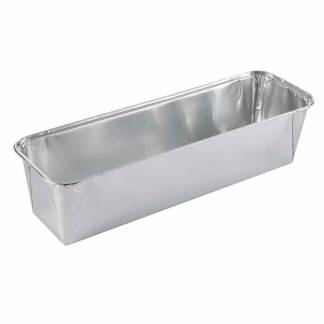 Foliebakke, Plus Pack, 1-Compartments Rektangul&aelig;r kapacitet 2050ml,337x106x80mm aluminium, aluminium, pakke a 50 stk F&oslash;devaregodkendt