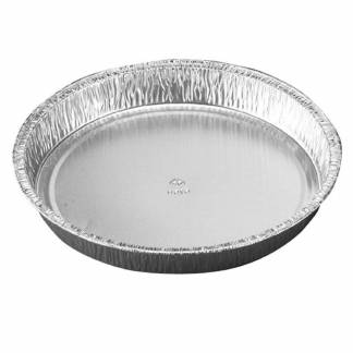 Foliebakke, Plus Pack, Rund, &Oslash; 195 h&oslash;jde 25 aluminium, aluminium, pakke a 100 stk 1-Compartments F&oslash;devaregodkendt
