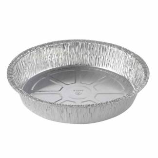 Foliebakke, Plus Pack, Rund, &Oslash; 214 h&oslash;jde 40 aluminium, aluminium, pakke a 125 stk 1-Compartments F&oslash;devaregodkendt