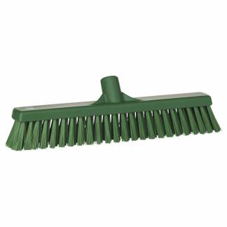 B&oslash;rster og koste, Vikan Floor broom soft/stiff, gr&oslash;nx410mm