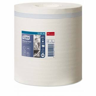 Aft&oslash;ringsrulle, Tork, M2, standard 1 lag, hvid 195mm x 165.00m, 26g/m2 kasse a 6 ruller, FSC Mix Credit