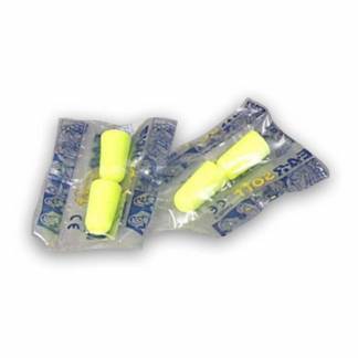 &Oslash;repropper, Plugs "Super Soft" afledende skum, gul, pakke med 250 par