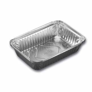 Foliebakke, Plus Pack, 1-Compartments Rektangul&aelig;r kapacitet 890ml,207x141x41mm aluminium, aluminium, pakke a 100 stk F&oslash;devaregodkendt