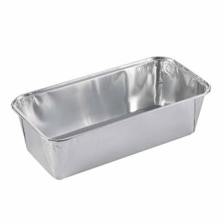 Foliebakke, Plus Pack, 1-Compartments Rektangul&aelig;r kapacitet 1500ml,251x122x68mm aluminium, aluminium, pakke a 100 stk F&oslash;devaregodkendt