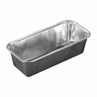 Foliebakke, Plus Pack, 1-Compartments Rektangul&aelig;r kapacitet 550ml,188x88x50mm aluminium, aluminium, pakke a 100 stk F&oslash;devaregodkendt