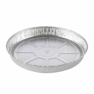 Foliebakke, Plus Pack, Rund, &Oslash; 206 h&oslash;jde 22 aluminium, aluminium, pakke a 100 stk 1-Compartments F&oslash;devaregodkendt