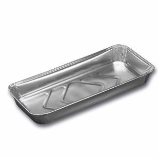 Foliebakke, Plus Pack, 1-Compartments Rektangul&aelig;r kapacitet 653ml,258x116x28mm aluminium, aluminium, pakke a 1000 stk F&oslash;devaregodkendt