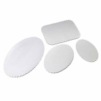 Fadpapir, Stykke, 40 g/m2, 290 x 380 mm pr&aelig;get papir, hvid, almindelig pakke a 500 stk, F&oslash;devaregodkendt