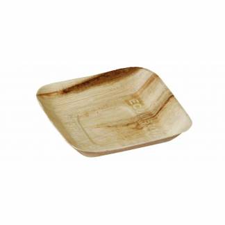 Tallerkner, Firkantet, 170 x 170 mm, tr&aelig; tr&aelig;, pakke a 100 stk, F&oslash;devaregodkendt