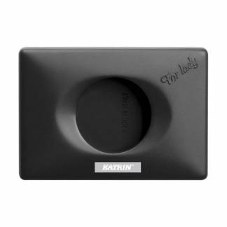 Hygiejnedispenser, Katrin, Katrin System Ladybin, sort 95mmx32mm x 135mm