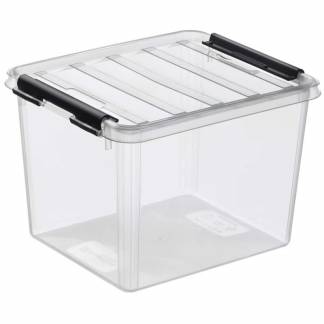 Plastkasse SmartStore, transparent 3L med l&aring;g , 210mm x 170mm x 150mm
