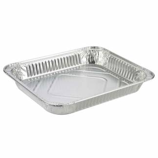 Gastrobakke, Plus Pack, 1/2GN 1-Compartments, Rektangul&aelig;r kapacitet 2400ml,324x263x38mm aluminium, aluminium, pakke a 100 stk F&oslash;devaregodkendt