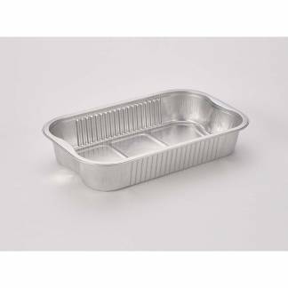 Foliebakke, Plus Pack Ready2Cook Rektangul&aelig;r kapacitet 1400ml,265x162x47mm aluminium, aluminium, pakke a 150 stk F&oslash;devaregodkendt