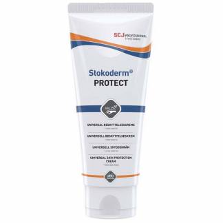 H&aring;ndcreme, Deb, Stokoderm Protect, R&oslash;r hvid