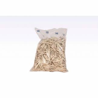 Gummib&aring;nd, 180 x 5 mm, gummi, gul rullev&aelig;gt: 1.00 kg, pakke p&aring; 1 kg