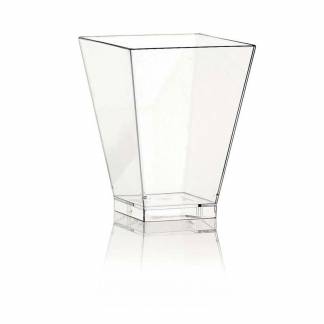 Dessertb&aelig;ger, Kova kapacitet 160ml,58x58x76mm PS, transparent, karton a 400 stk F&oslash;devaregodkendt