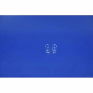 Dressingb&aelig;ger, Rund, &Oslash; 51, h&oslash;jde 26 HIPS-High Impact Polystyrene transparent, karton a 2000 stk F&oslash;devaregodkendt