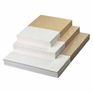 Kraftpapir, 45 g/m2, 300 x 400 mm, hvid Kraftpapir, pakke a 1000 ark palle a 95 kartoner, F&oslash;devaregodkendt