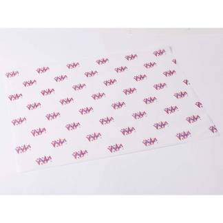 Stanset papir, flat bag, 30 g/m2, 370 x 500 mm, Papir + PE, hvid, almindelig pakke med 1020 ark, palle a 60 kartoner F&oslash;devaregodkendt