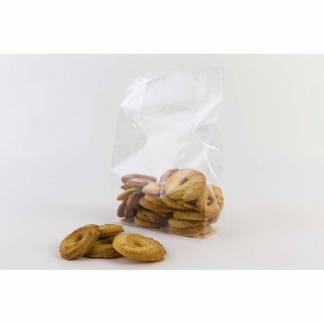 Cellophane fix up, 65 x 140 x 205 mm flat film, cellofan, filmtykkelse: 65 &micro;m transparent, pakke a 1000 stk palle 50 pakker, palle a 50 kartoner F&oslash;devaregodkendt