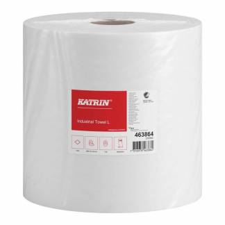 Industriaft&oslash;ring rulle, Katrin, 1 lag natur 230mm x 1230.00m, 25g/m2
