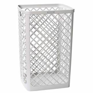 Affaldsspand, Katrin 40L Tr&aring;dkurv plastik, hvid 320mmx250mm x 500mm