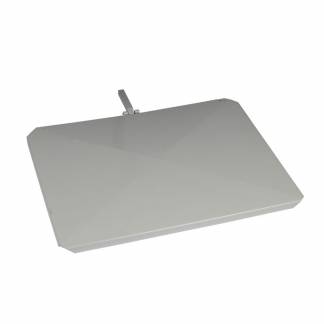 Affaldsspand, Affaldsstativ l&aring;g, hvid 1 stk