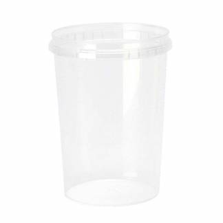 Plastb&oslash;tte, Handy-lock, Rund, &Oslash; 97 h&oslash;jde 55 pp, transparent, kasse a 360 set F&oslash;devaregodkendt