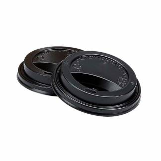 L&aring;g t/kaffeb&aelig;ger udvendig diameter: 80 mm, PS, sort 8 oz high, karton a 1000 stk palle 36 kartoner, F&oslash;devaregodkendt