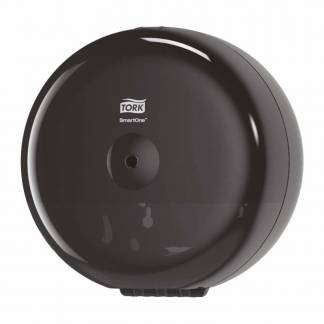 Toiletpapirdispenser ark, Tork T9 Mini SmartOne, sort 219mmx156mm x 219mm