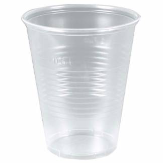 Drikkeb&aelig;ger Plast, 0.300 l, PP+PE transparent, Klar, pose a 50 stk F&oslash;devaregodkendt