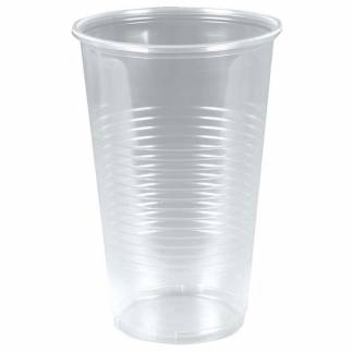 Drikkeb&aelig;ger Plast, 0.500 l, PP+PE transparent, Bl&oslash;d til &oslash;l, pose a 50 stk F&oslash;devaregodkendt