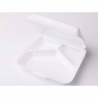 Skumbakke&nbsp;, 3-rums,224x245x73mm Extruded Polystyrene (XPS), hvid pakke a 300 stk F&oslash;devaregodkendt