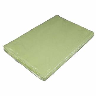 Silkepapir, 25 g/m2, 600 x 800 mm, gr&oslash;n silkepapir, pakke a 480 ark palle a 48 kassees