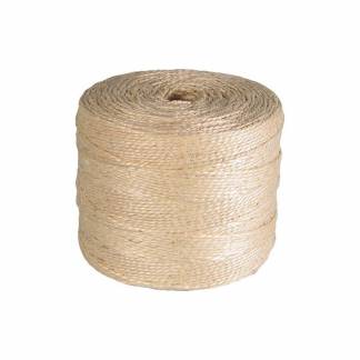 Snor, 3,5mm, rullel&aelig;ngde: 280.00 m sisal, gul brudstyrke Resistant approx. 97 kg Rulle, rullev&aelig;gt: 2.00 kg pakke a 1 rulle, Binder twine 3/450