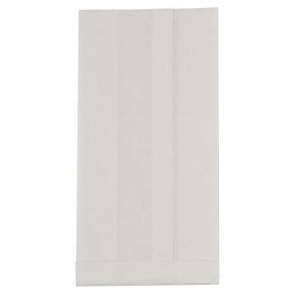 Klodsbundspose, 40 &micro;m, 260 x 300 mm LD-PE, hvid, pakke a 1000 stk