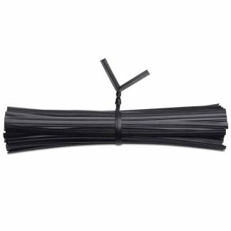 Plastclips, 150, metal, sort pakke a 1000 stk, Twist-ties