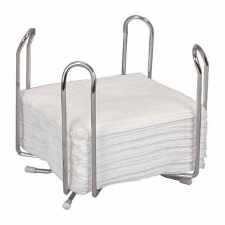 Servietdispenser, 1/4-fold Metal, chrome 130mmx130mm