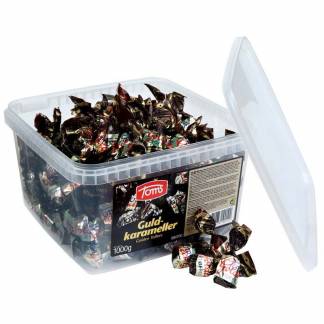 Karameller, Toms, Guldkarameller pakke p&aring; 1 kg