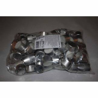 Fyrfadslys&nbsp;, Voks, hvid, 8h pakke a 100 stk