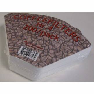 Filterpose, Papir, hvid, pakke a 200 stk