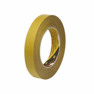 Dobbeltkl&aelig;bende tape, 3M 9525, 50 mm x 25.00 m, samlet tykkelse 280 &micro;m kernediameter: 76 mm, Rulle, Rayon Naturgummi, transparent kasse a 5 ruller, palle a 480 ruller