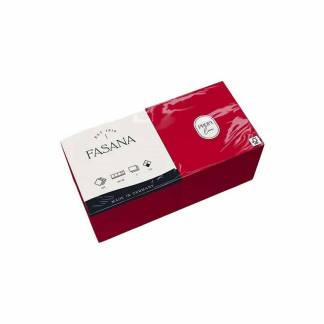 Kaffeservietter, Fasana, 1/4-fold, 3 lag red 240mmx240mm, &aelig;ske a 4 x 250 ark
