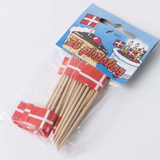 Flag, tr&aelig;, tr&aelig;, pakke a 25 stk, Headcard F&oslash;devaregodkendt