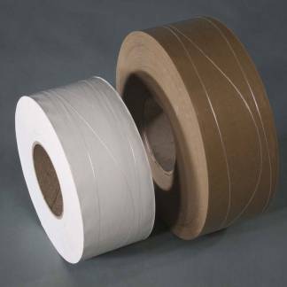 Pakketape, Gummed forst&aelig;rket Sinus 70 mm x 200.00 m, 70g/m2, Rulle Kraftpapir, Stivelse, Vandaktiveret brun, pakke a 12 ruller palle a 288 ruller