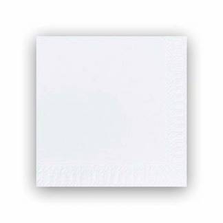 Frokostserviet, Duni, Ecoecho, 3 lag tissue, white 330mmx330mm, karton a 1000 stk