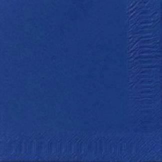 Frokostserviet, Duni, Ecoecho, 3 lag tissue, bl&aring; 330mmx330mm, karton a 1000 stk